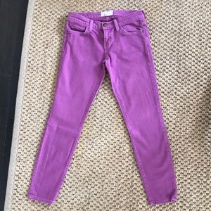 Current Elliott Stiletto Jeans in purple, 24